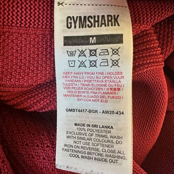 Gymshark RARE True Knit Joggers in Burgundy Red Size M - Picture 7 of 7